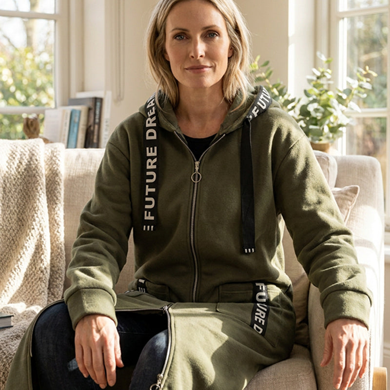 💃Oversize-Kapuzen-Sweatshirt-Mantel für Damen