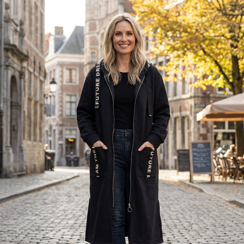 💃Oversize-Kapuzen-Sweatshirt-Mantel für Damen
