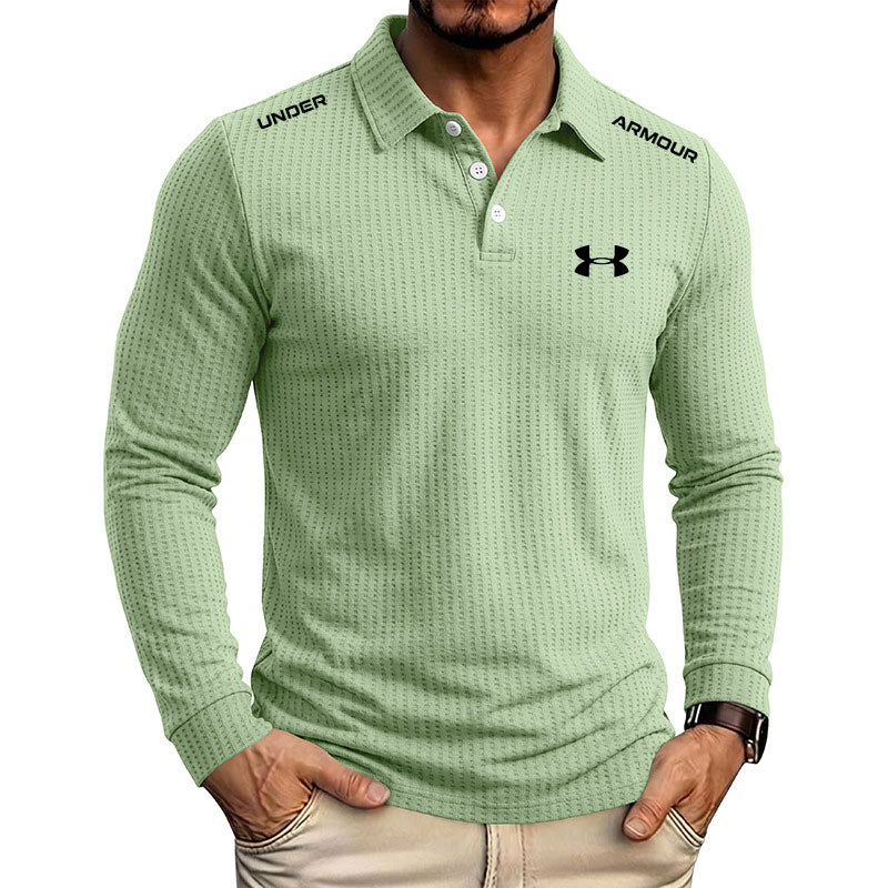Everyday Textured Polo Collar Top Essential