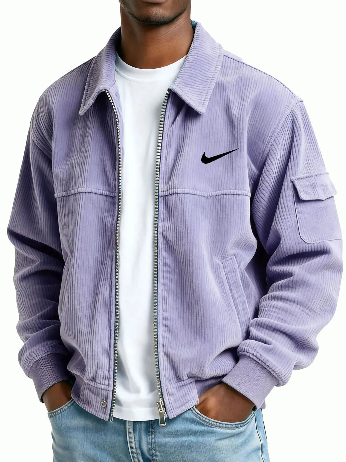 Heritage Corduroy Zip Bomber Jacket