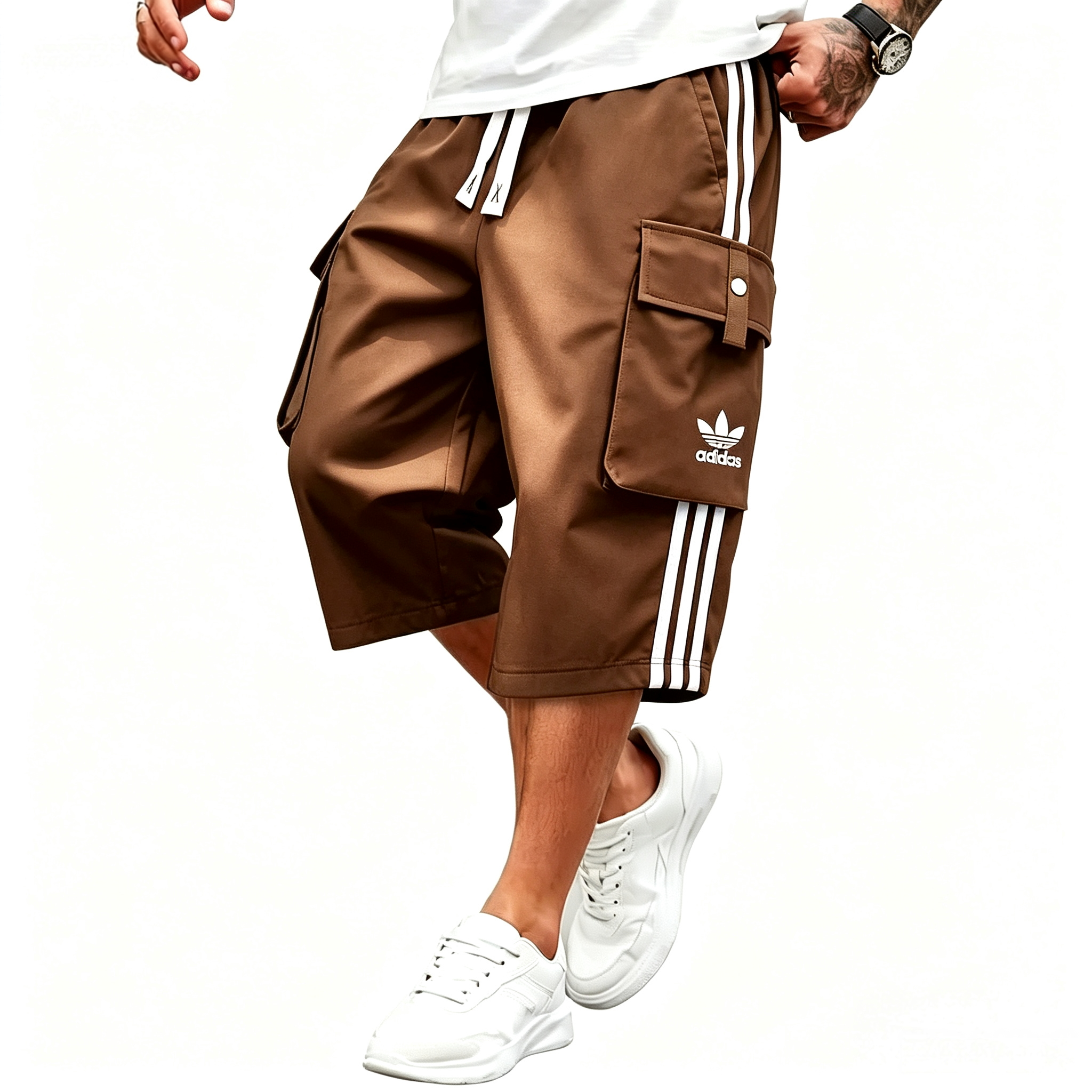 ComfortWaffle Everyday Casual Drawstring Shorts