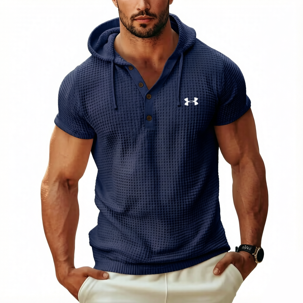 Everyday Waffle Hoodie Short-Sleeve Tee