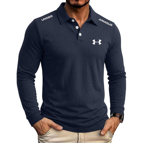 Everyday Textured Polo Collar Top Essential