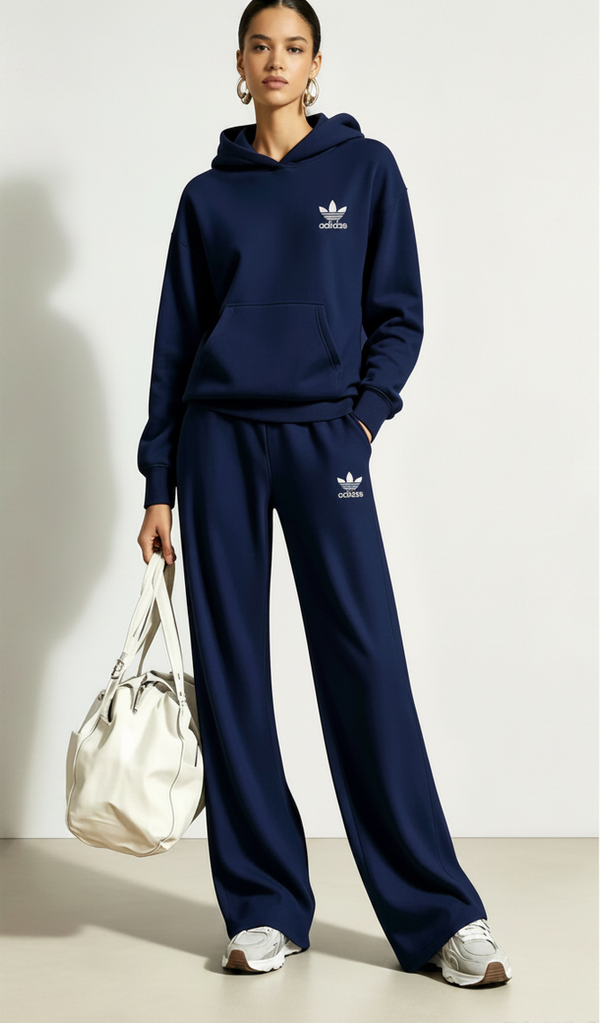CozyMove Wide-Leg Tracksuit Set