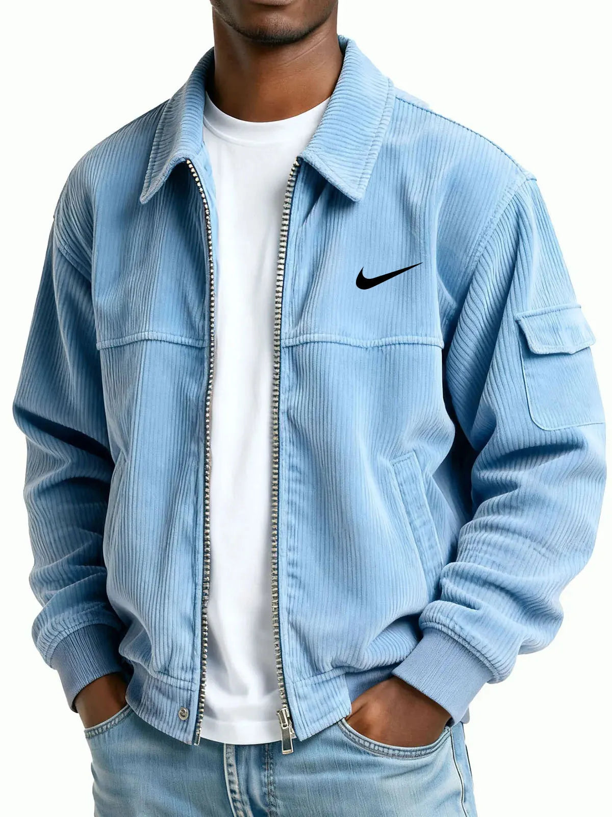 Heritage Corduroy Zip Bomber Jacket