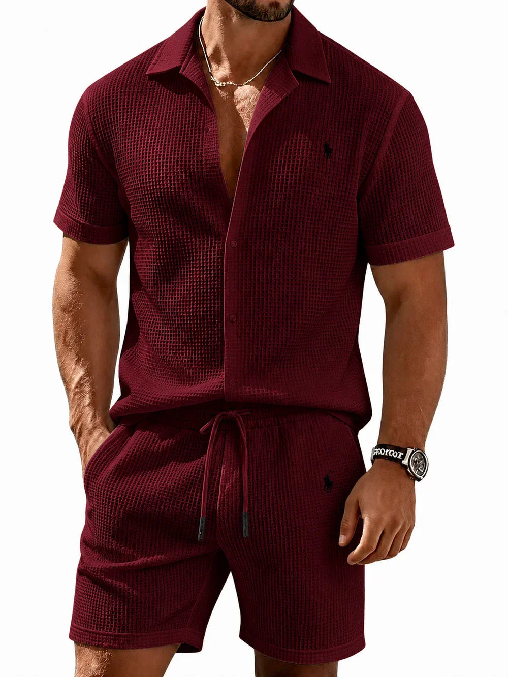 Waffle Knit Resort Set