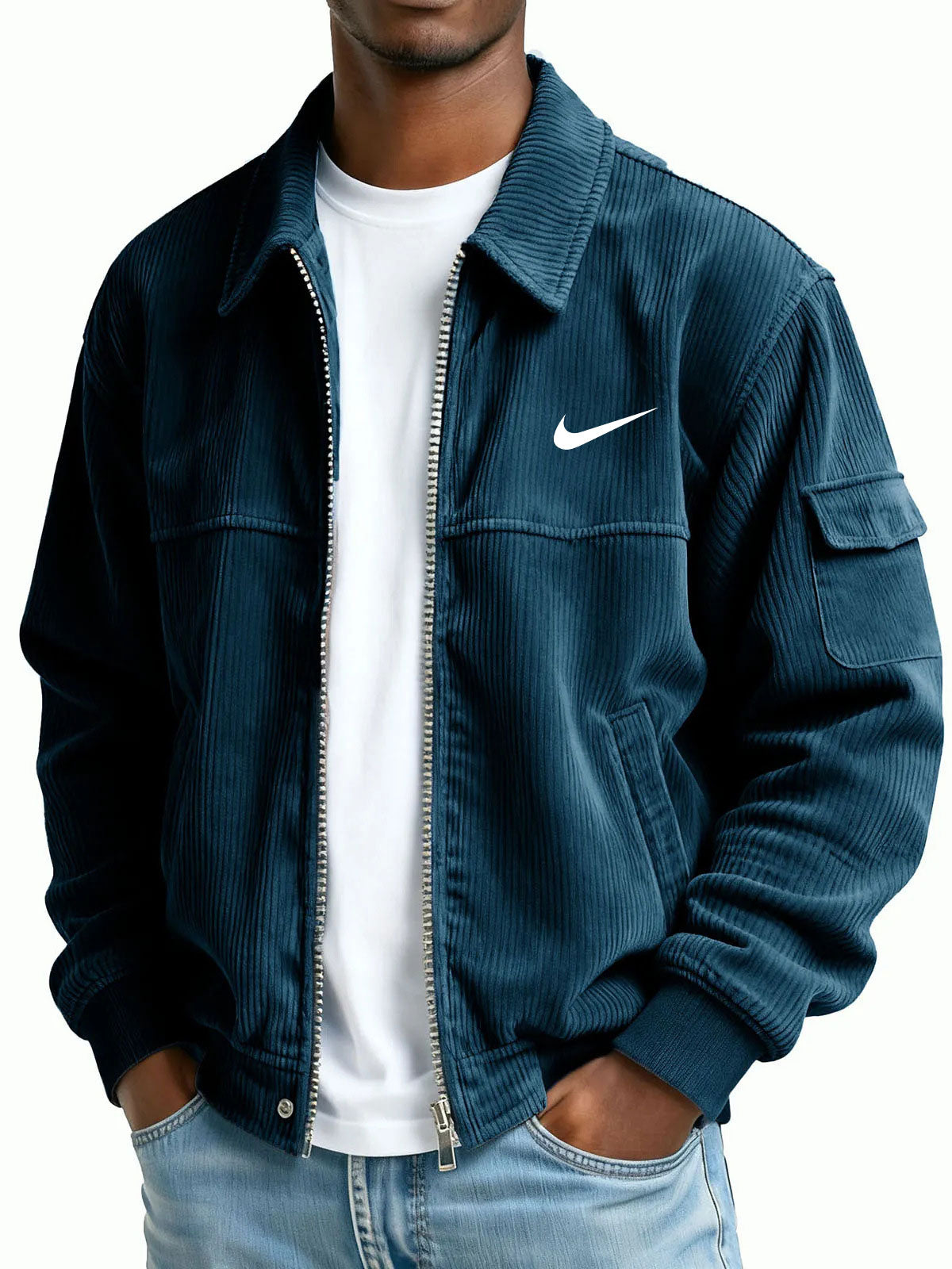 Heritage Corduroy Zip Bomber Jacket