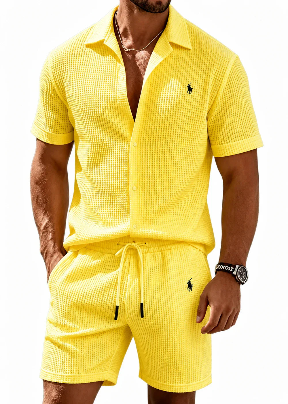 Waffle Knit Resort Set
