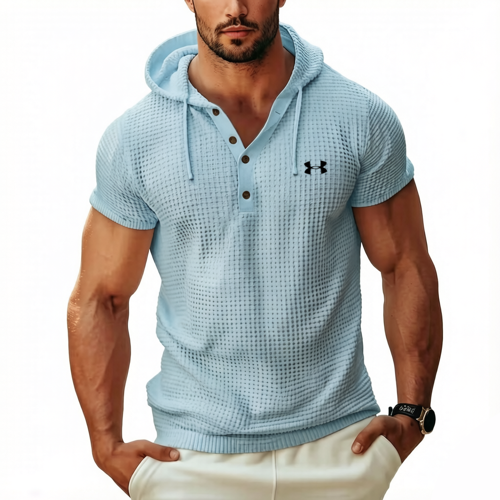 Everyday Waffle Hoodie Short-Sleeve Tee