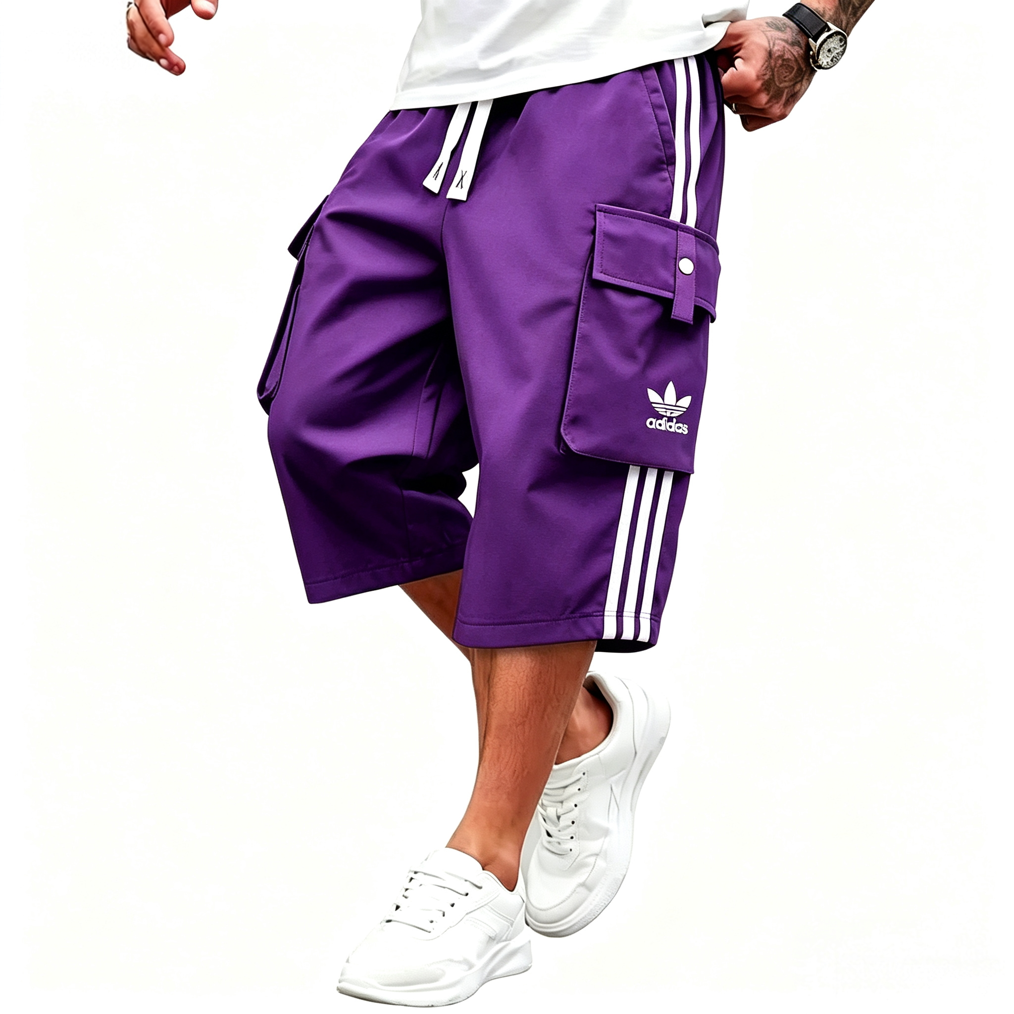 ComfortWaffle Everyday Casual Drawstring Shorts