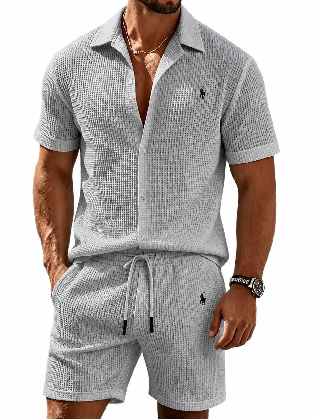 Waffle Knit Resort Set