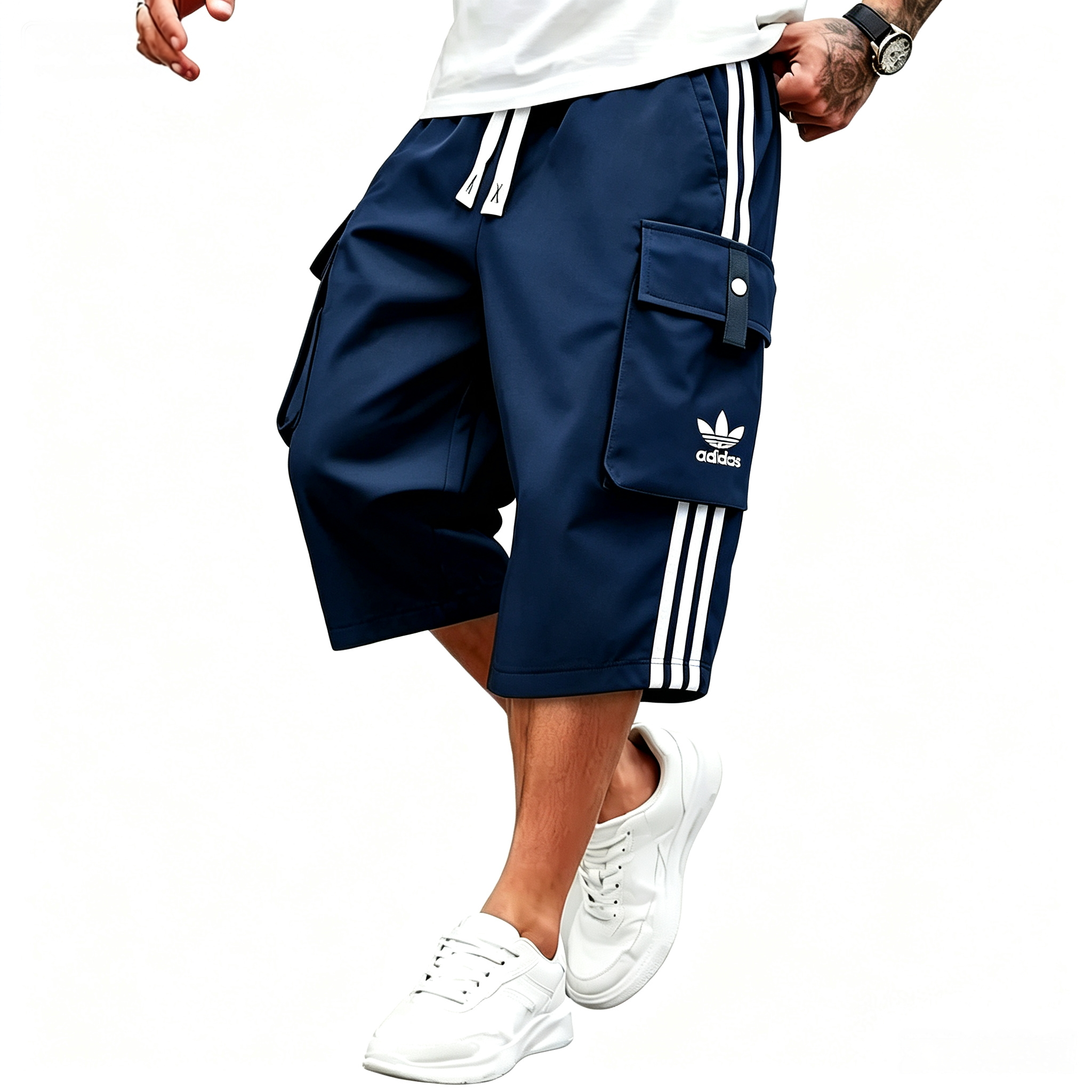 ComfortWaffle Everyday Casual Drawstring Shorts