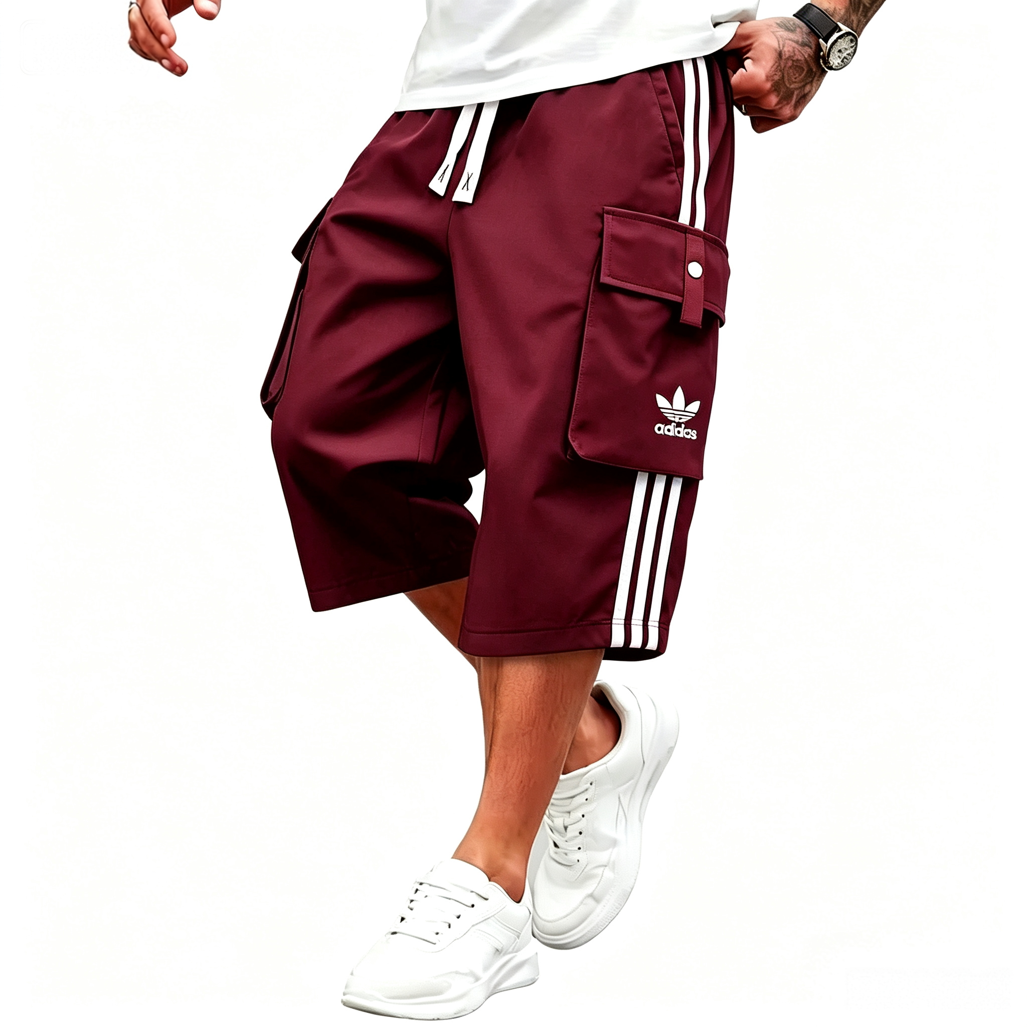 ComfortWaffle Everyday Casual Drawstring Shorts
