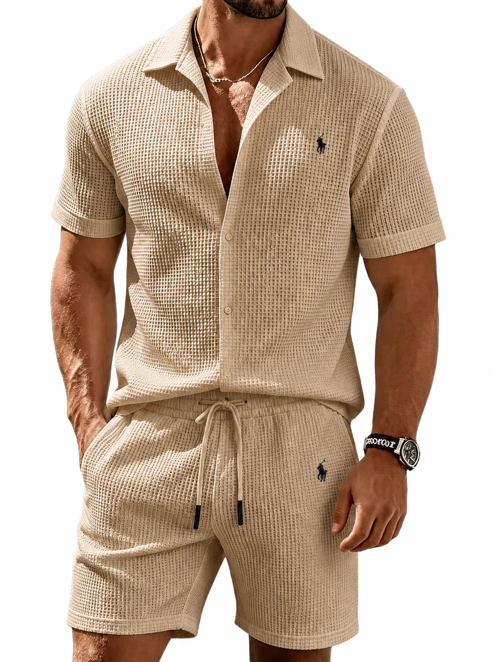 Waffle Knit Resort Set